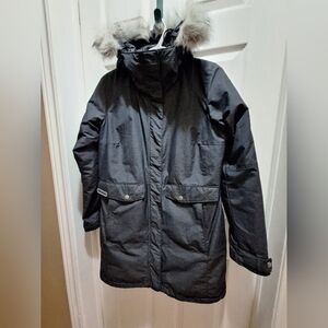 Columbia Black Jacket with Hood